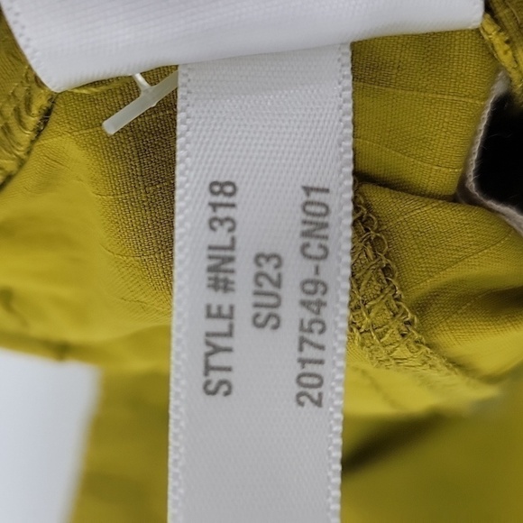 Madewell Zip-Front Tapered Shorts in Citrus Lime size XL NWT NL318 - Picture 11 of 12